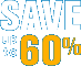 save up to 60%