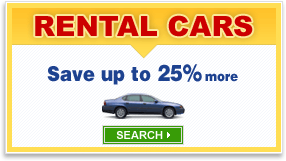 Rental Cars save up to 25%