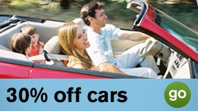 Rental Cars save up to 25%